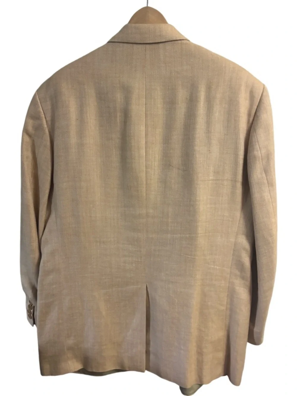 46 R BROOKS BROTHERS Orange  SILK WOOL Linen Ramie Blazer Sport Coat Jacket